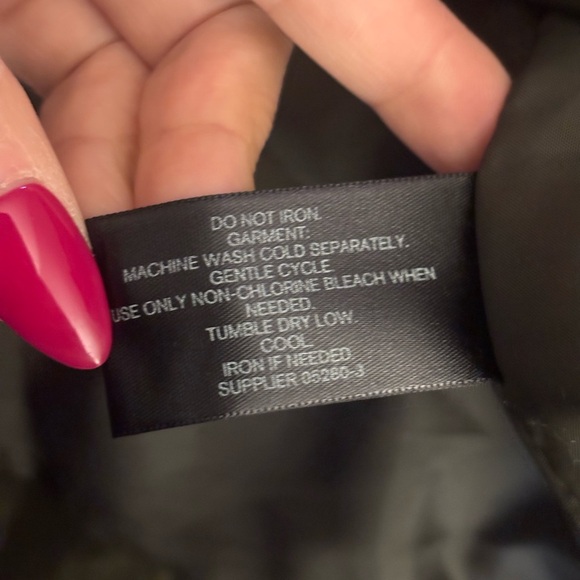 Liz Claiborne Plus Size Dark Green Utility Winter Jacket with Faux Fur Hood - Picture 4 of 7